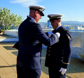 Remise de la Médaille d'Argent de la Défense Nationale au Premier Maître(R) Nicolas BONED