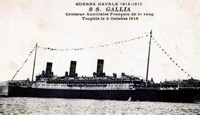 Le Gallia croiseur auxiliaire